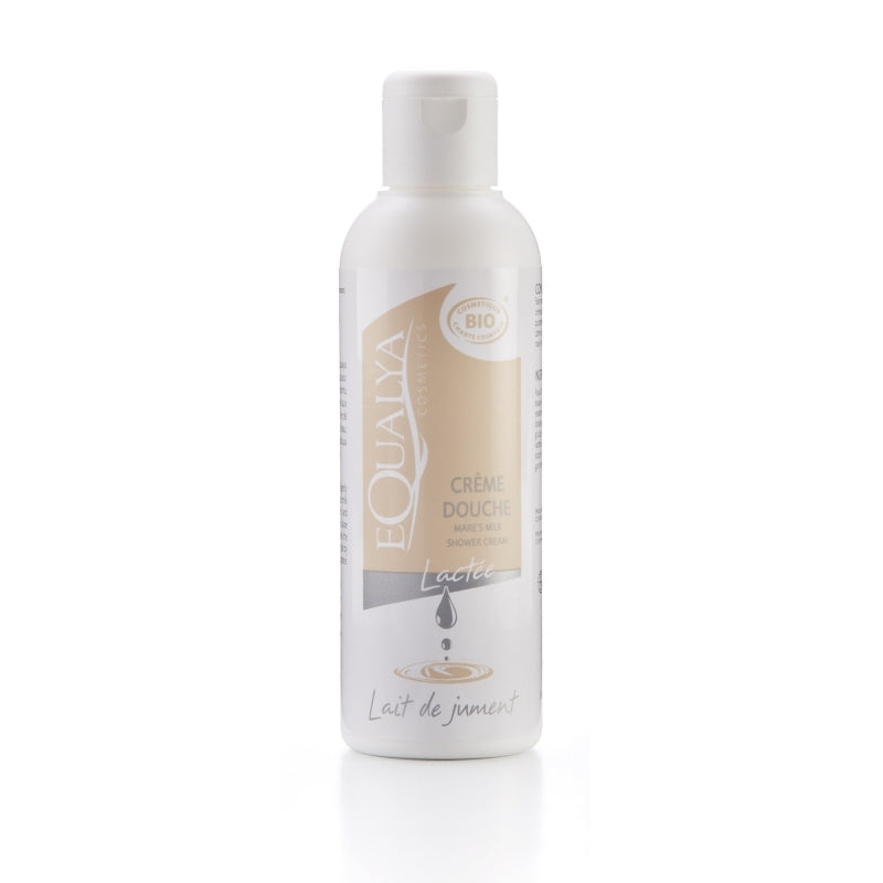 Crème lactée pour la douche Equalya au lait de jument 100% français et bio