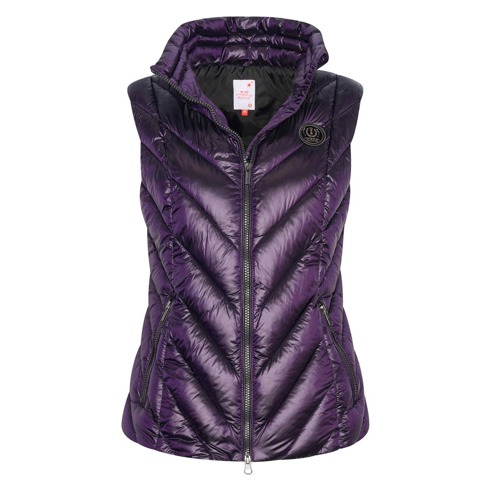 Doudoune matelassée sans manches pour adolescentes et femmes Imperial Riding Cosmic Rider prune