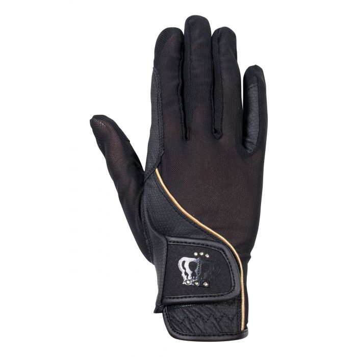 Gants d'équitation pour cavalières HKM Lavender Bay