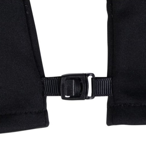 Gants d'équitation en tissu softshell pour cavalières HKM Astana noir