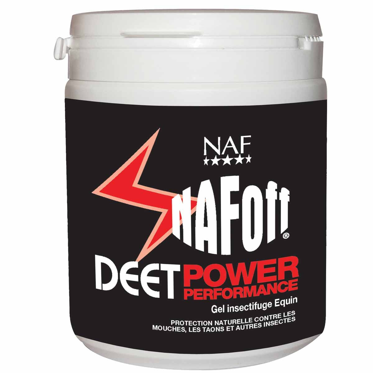 Gel anti-mouches pour poneys et chevaux Naf Deet Power