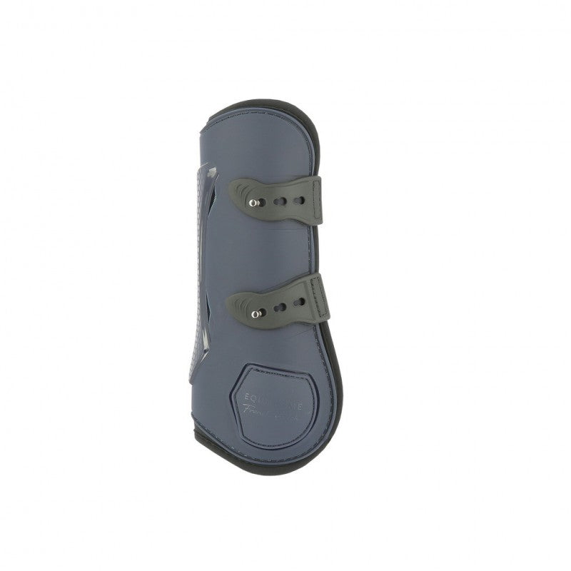 Ensemble guêtres et protège-boulets pour poneys et chevaux Equithème French Touch marine