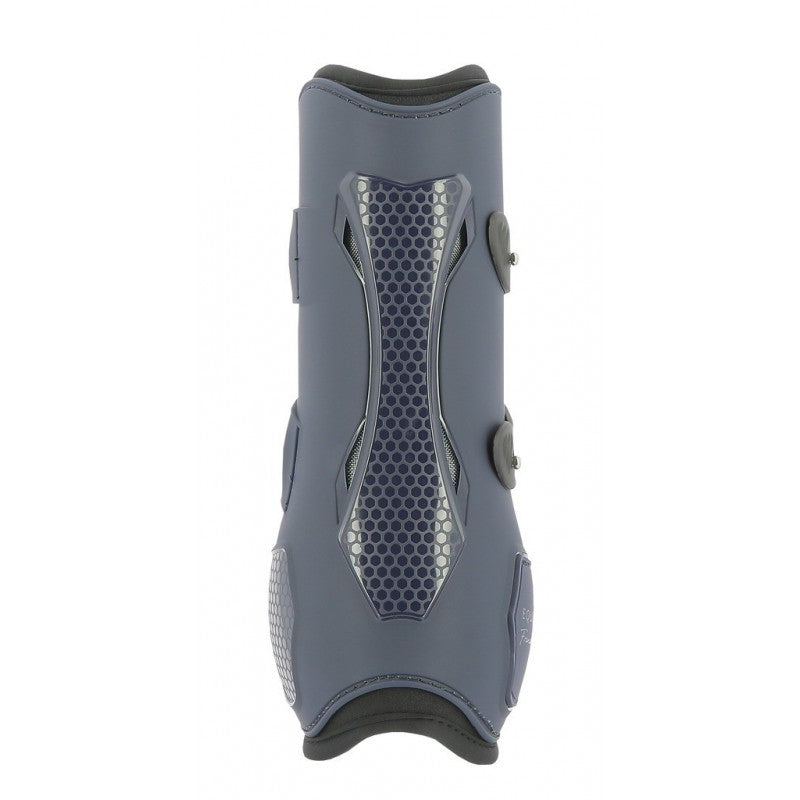 Ensemble guêtres et protège-boulets pour poneys et chevaux Equithème French Touch marine