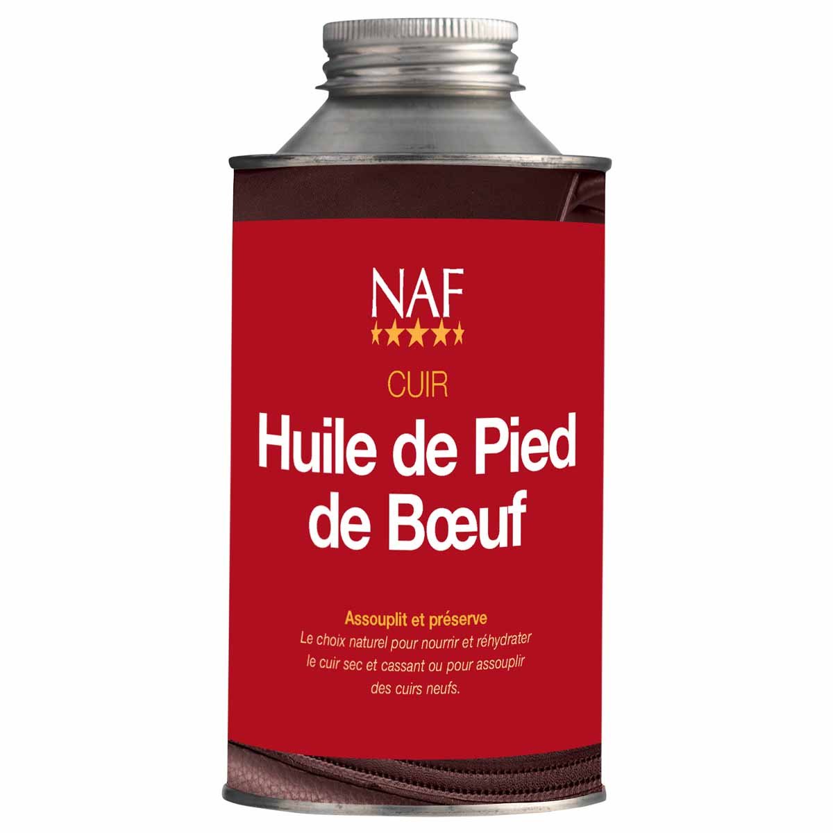 Huile de Pied de Boeuf Naf pour l'entretien du cuir