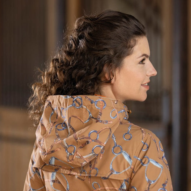 Veste imperméable et coupe-vent pour femmes du XS au XL HKM Allure camel