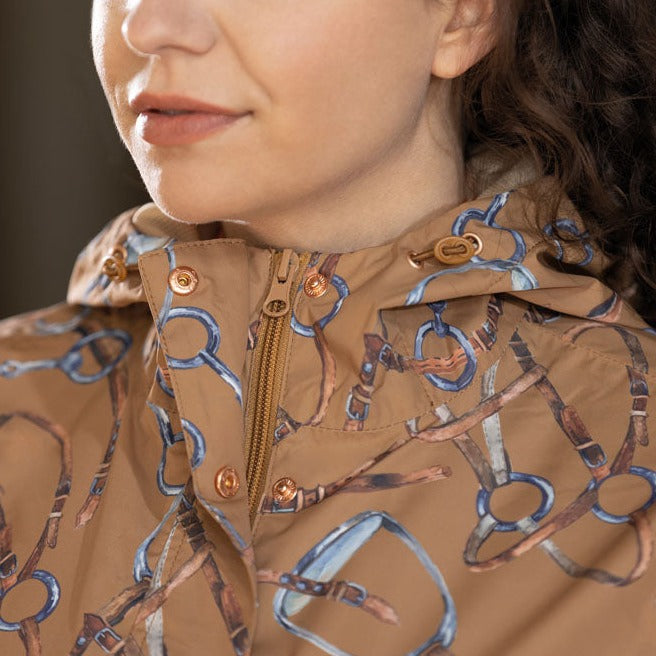 Veste imperméable et coupe-vent pour femmes du XS au XL HKM Allure camel