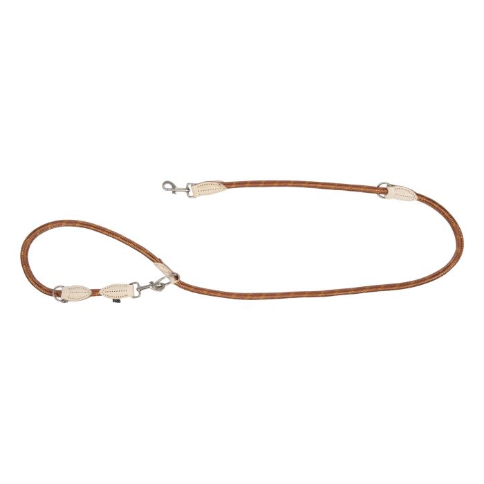 Laisse pour chiens HKM Anam Cara Corde marron