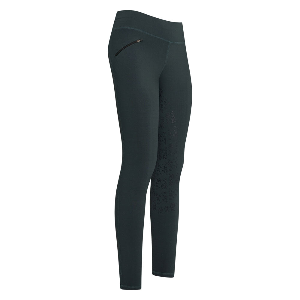 Legging d'équitation pour femmes du 32 au 46 Easy Rider Dietse full grip vert