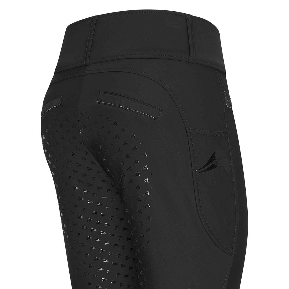 Legging d'équitation pour femme du 32 au 46 Easy Rider Maxima full grip noir