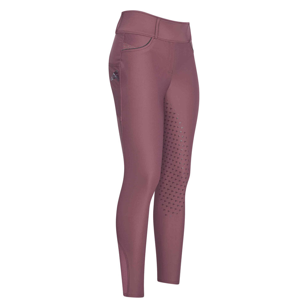 Legging d'équitation pour femme du 32 au 46 Easy Rider Maxima full grip vieux rose