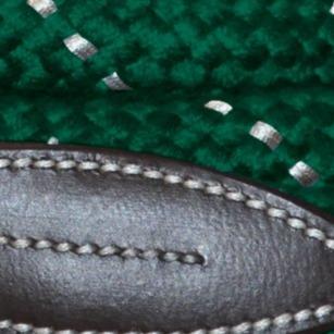 Licol pour poneys et chevaux Canter Corde marron corde verte cuir marron corde beige