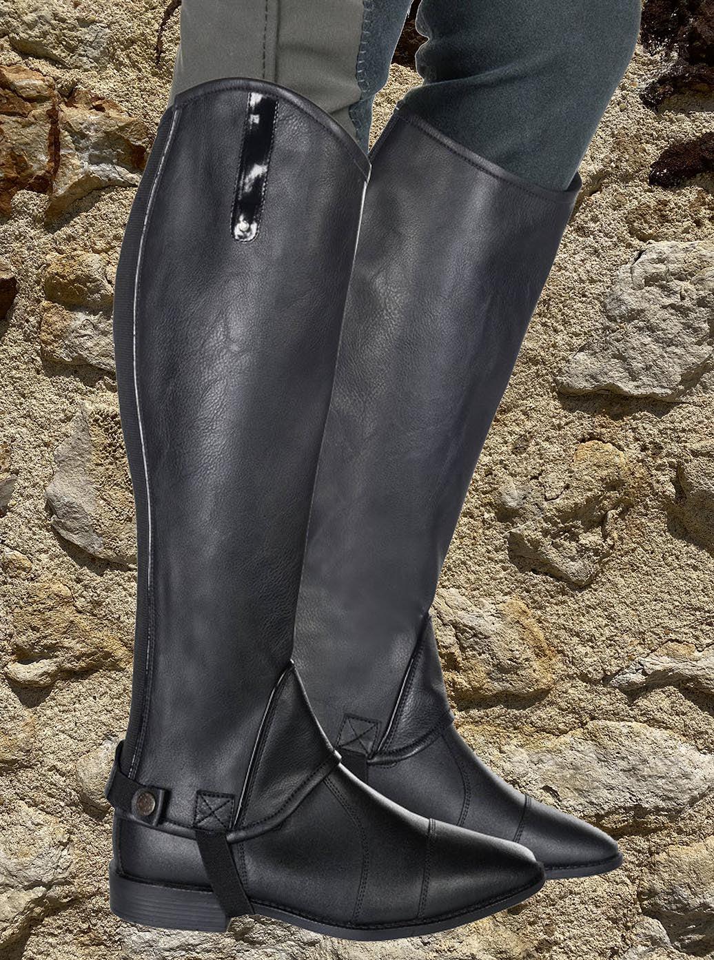 Mini-chaps d'équitation HKM Elastik portées