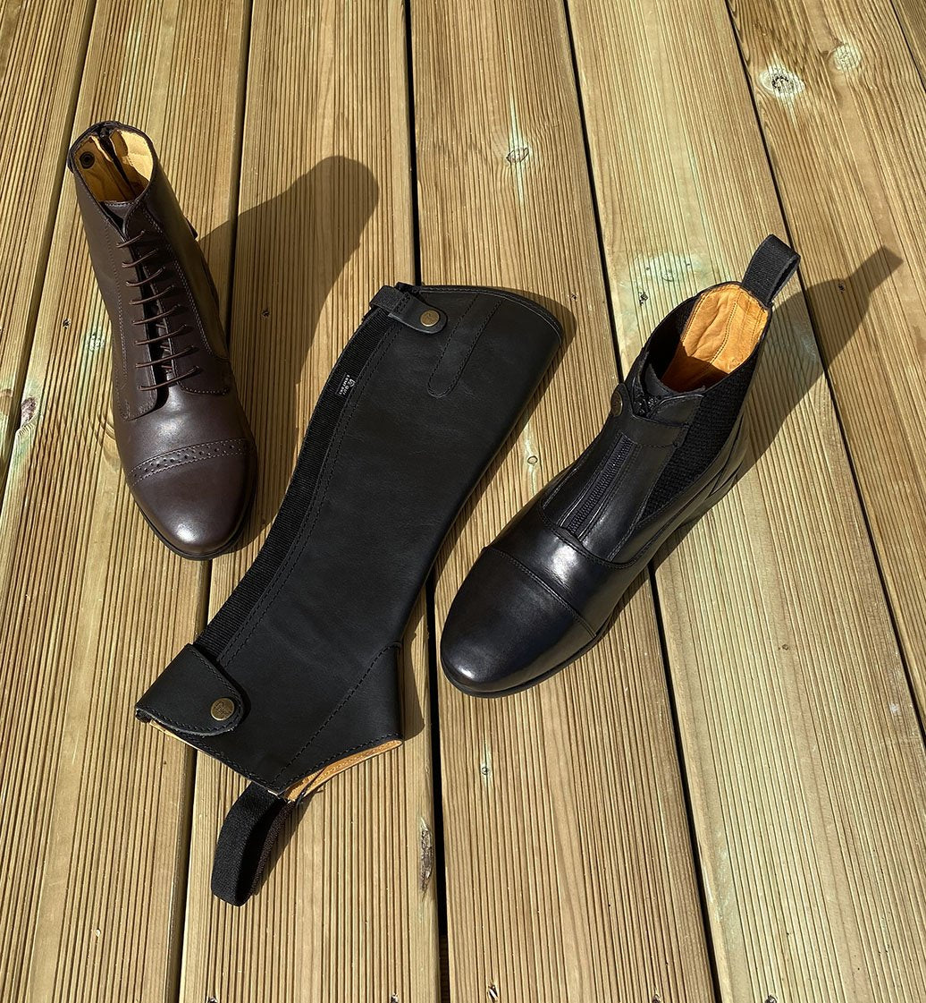 Mini-chaps Privilège Equitation Milano à porter avec les boots Loreto ou Milano