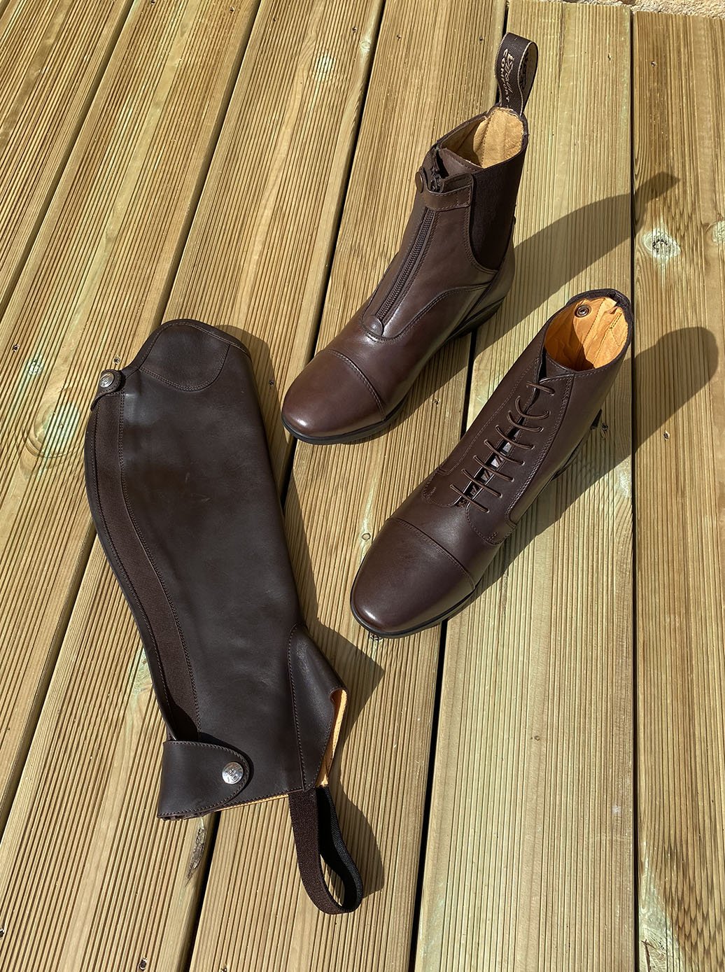 Mini-chaps Privilège Equitation Napoli à porter avec les boots Napoli ou Bellagio