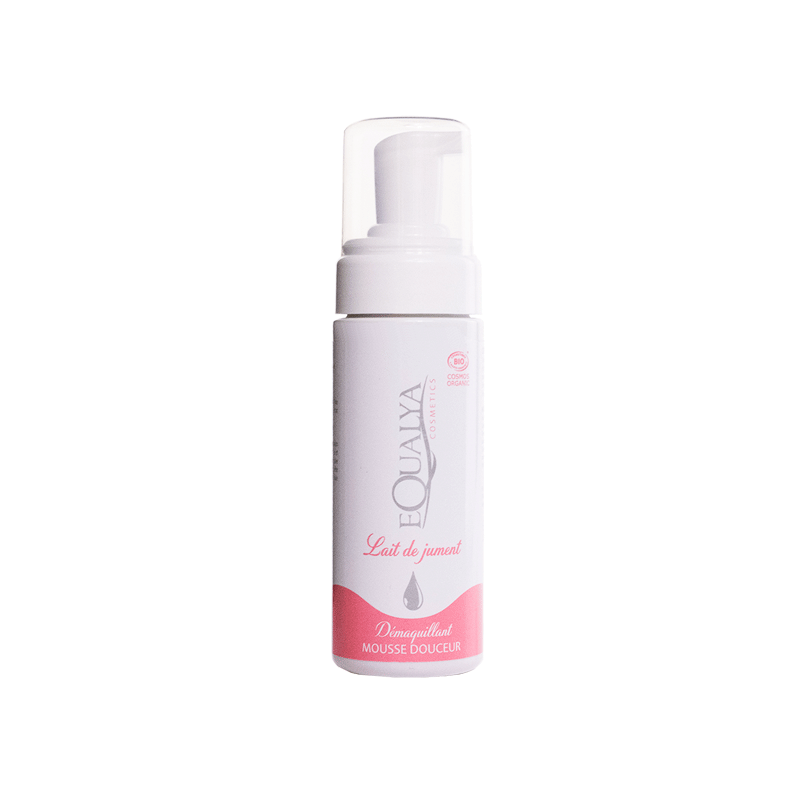 Mousse démaquillante Equalya au lait de jument 100% français et bio