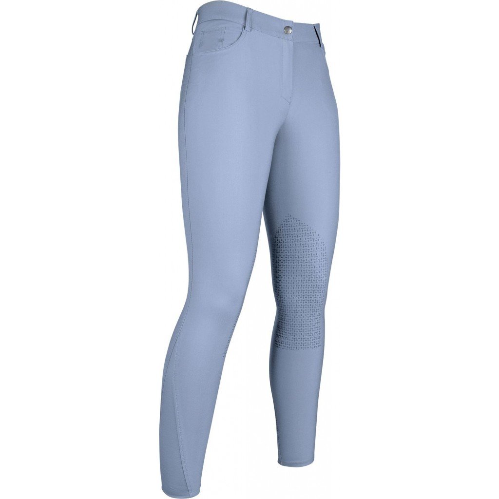 Pantalon d'équitation pour cavalières du 34 au 48 HKM Sunshine basanes grip bleu