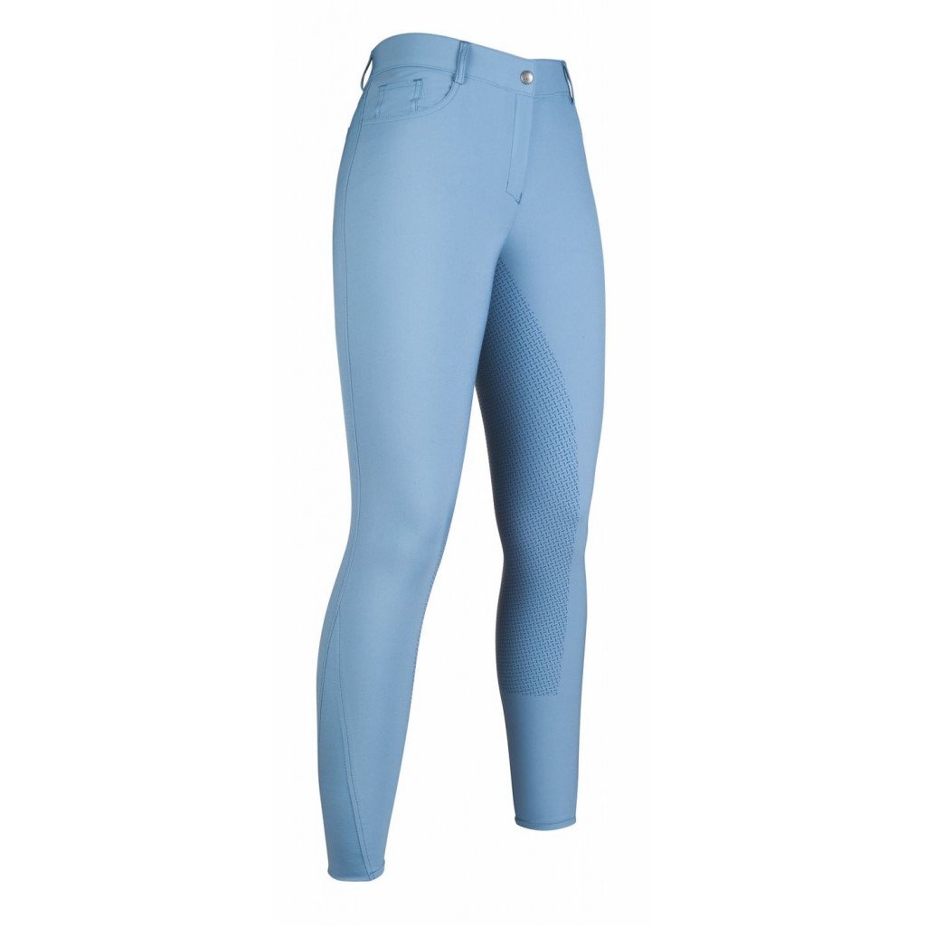 Pantalon équitation femme du 34 au 48 HKM Sunshine full grip bleu