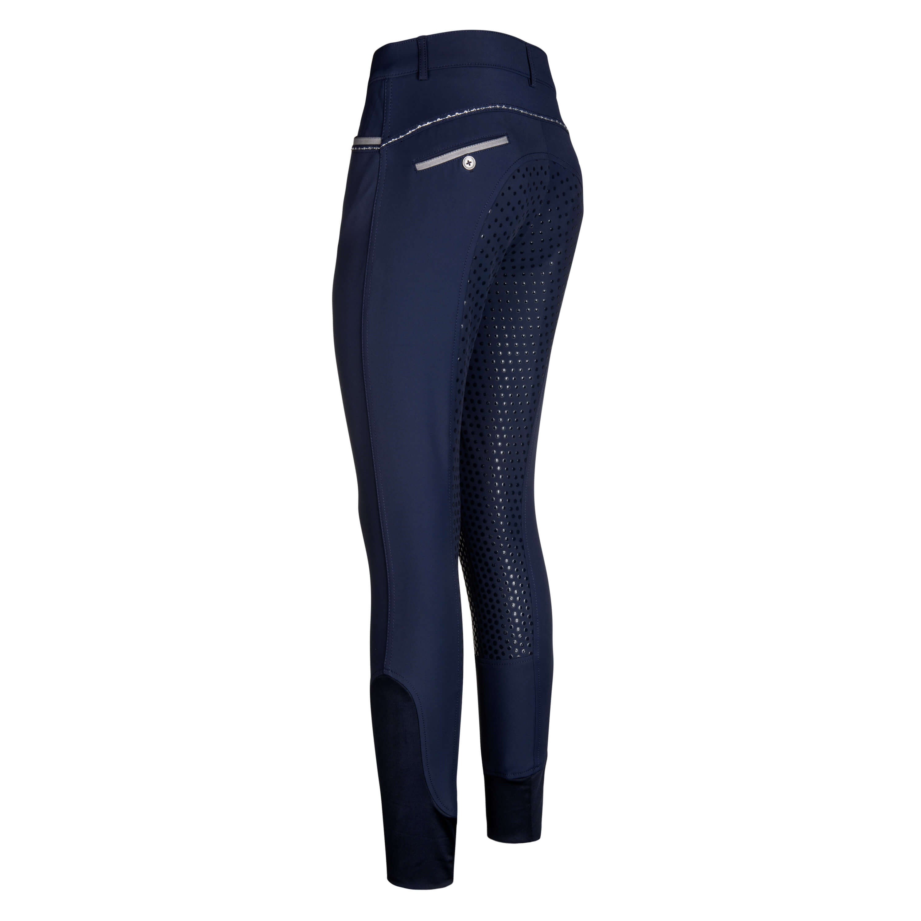 Pantalon d'équitation pour femmes du 32 au 46 Easy Rider Carice full grip marine