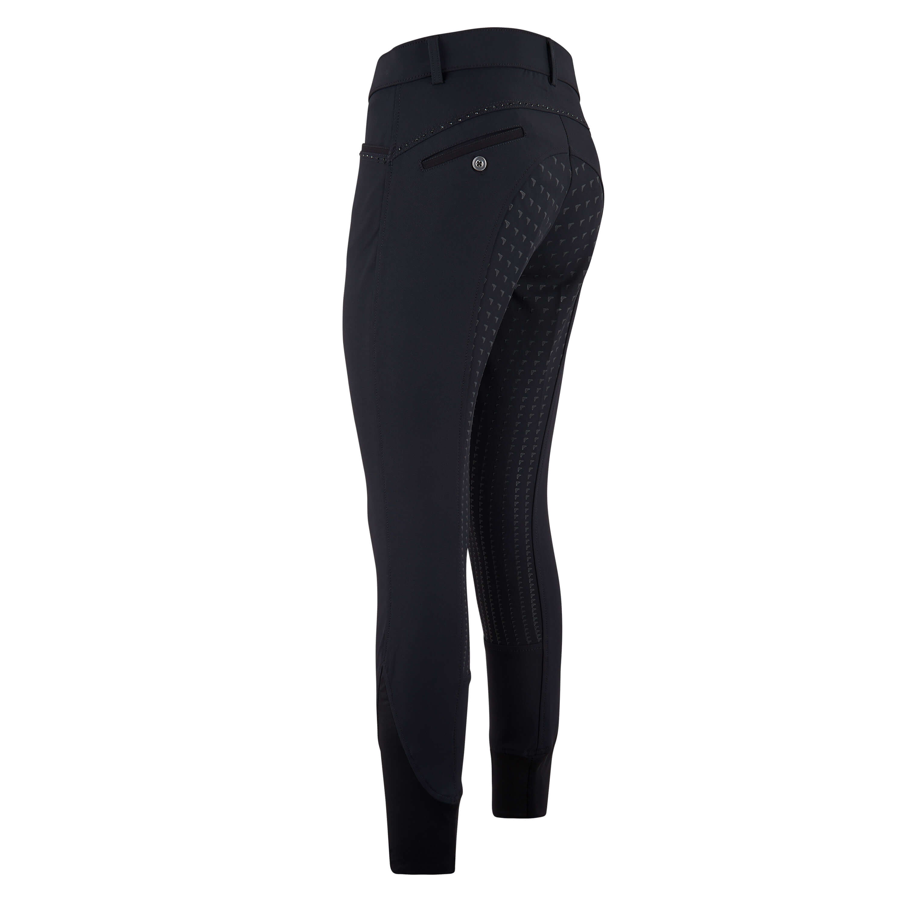 Pantalon d'équitation pour femmes du 32 au 46 Easy Rider Carice full grip noir