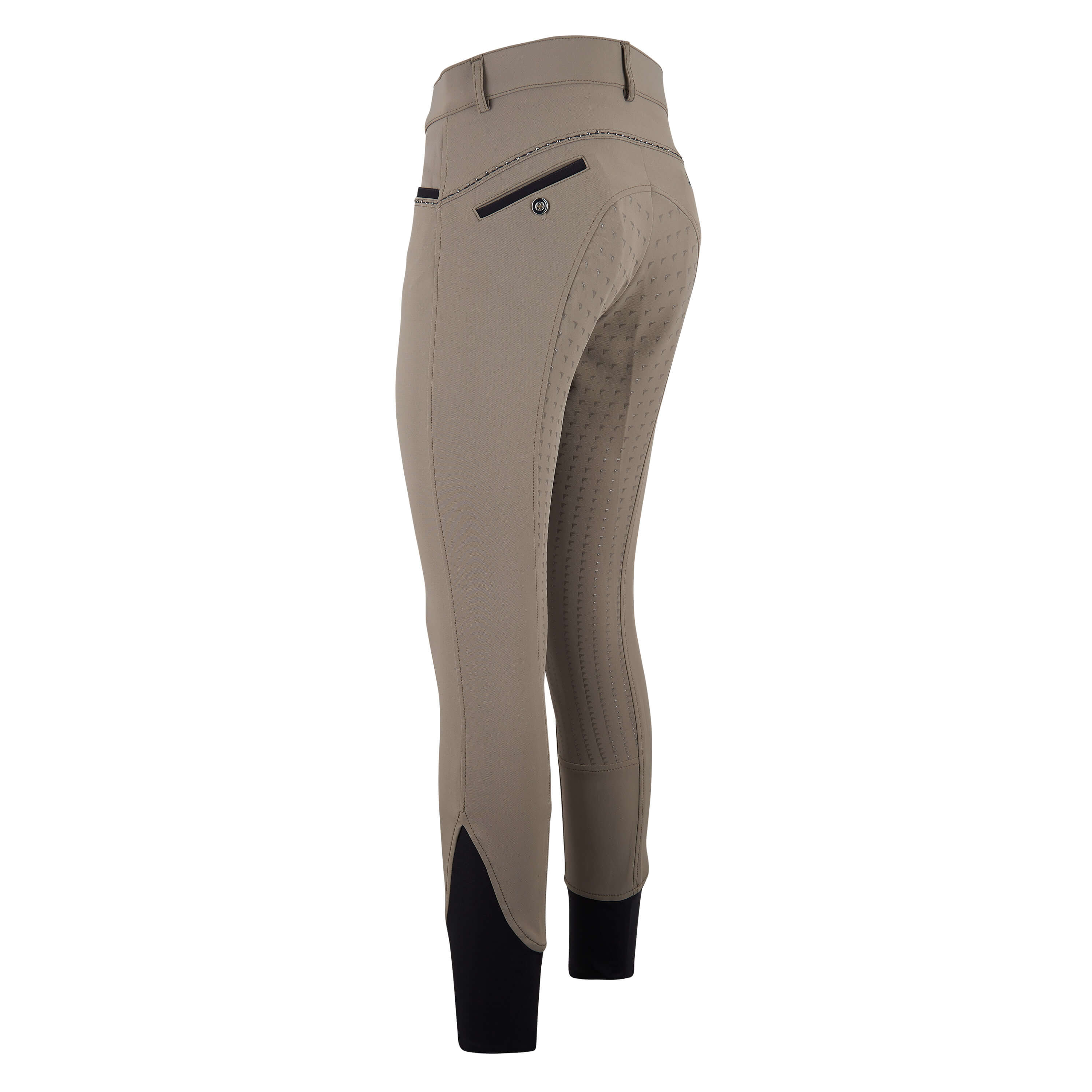 Pantalon d'équitation pour femmes du 32 au 46 Easy Rider Carice full grip taupe