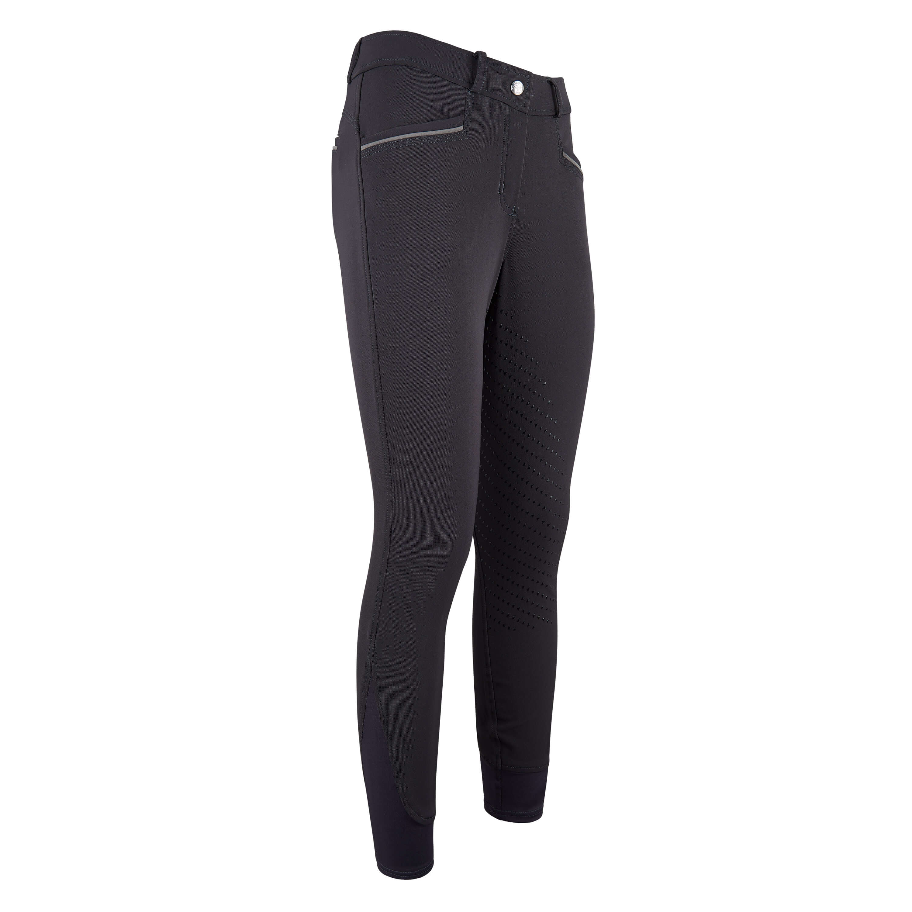 Pantalon d'équitation pour femmes du 32 au 46 Easy Rider Sera full grip anthracite