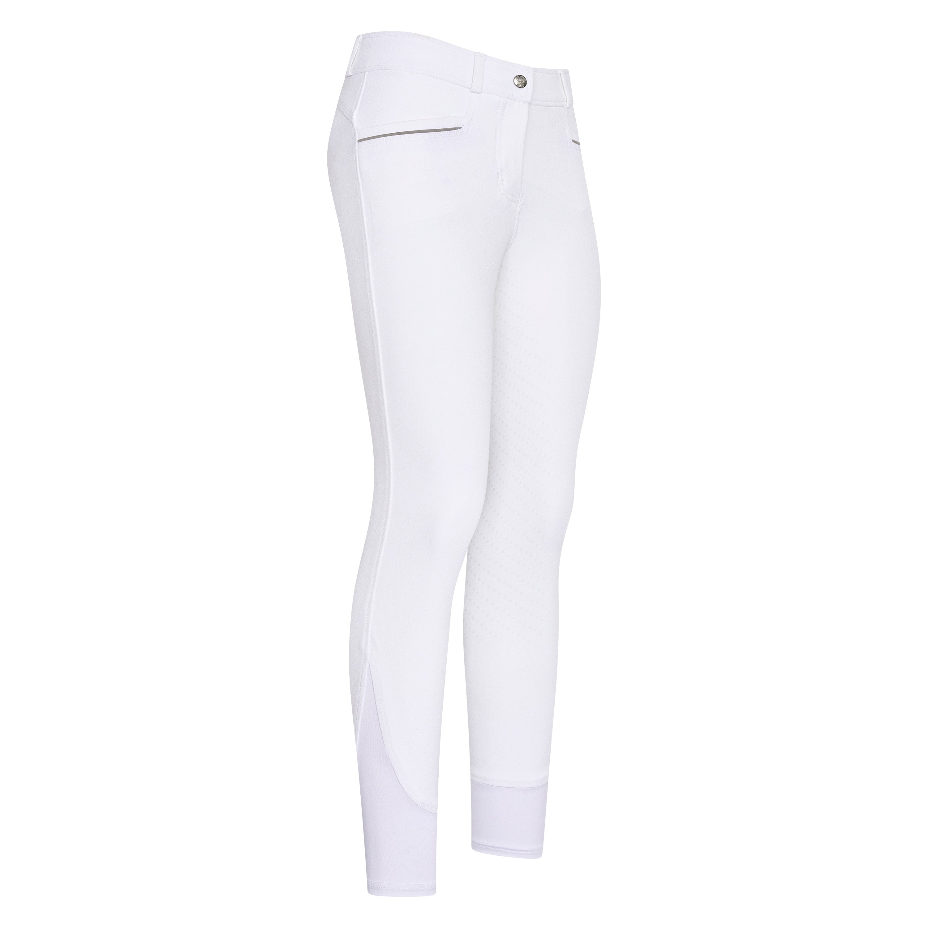 Pantalon d'équitation pour femmes du 32 au 46 Easy Rider Sera full grip blanc