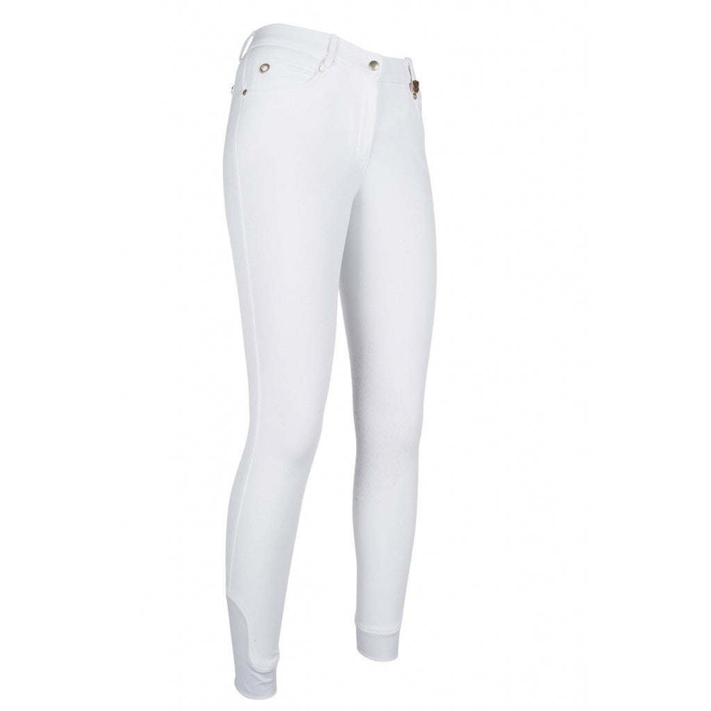 Pantalon d'équitation pour femme HKM Basic blanc