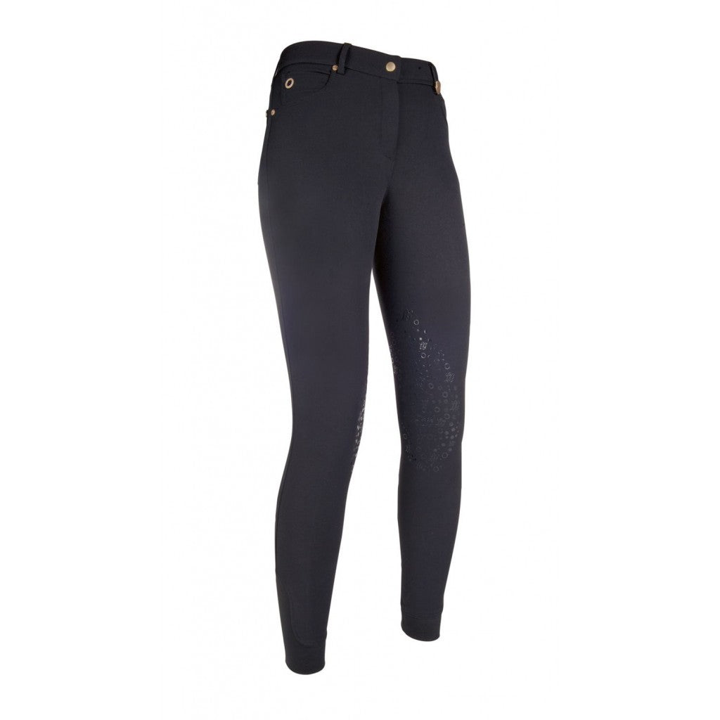Pantalon d'équitation pour femme HKM Basic noir