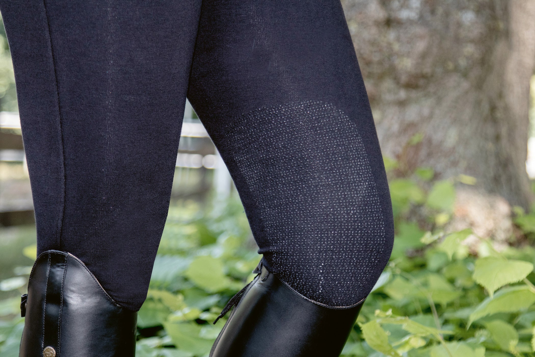 Pantalon d'équitation en coton pour femme HKM Kate grip silicone