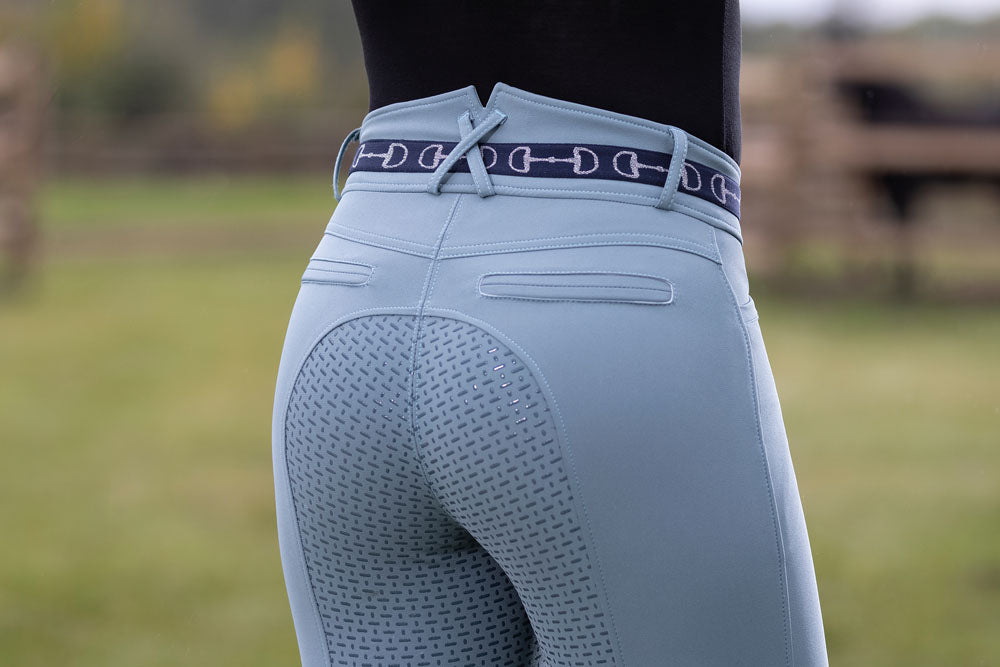 Pantalon équitation femme HKM Monaco full grip