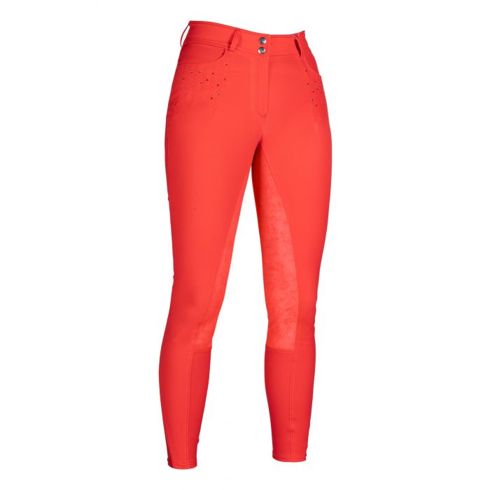 Pantalon d'équitation pour femmes du 34 au 44 HKM Savona fond peau corail
