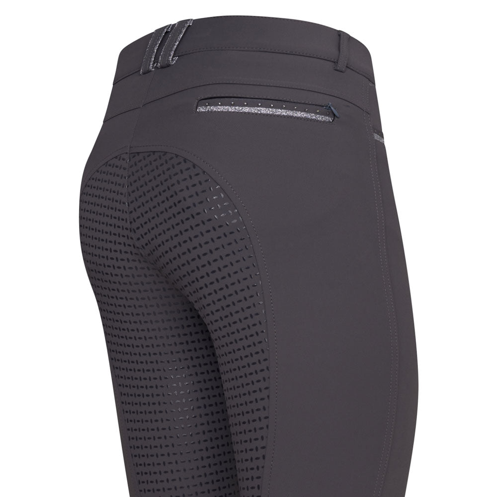 Pantalon d'équitation pour femmes du 30 au 46 Imperial Riding Capone full grip anthracite