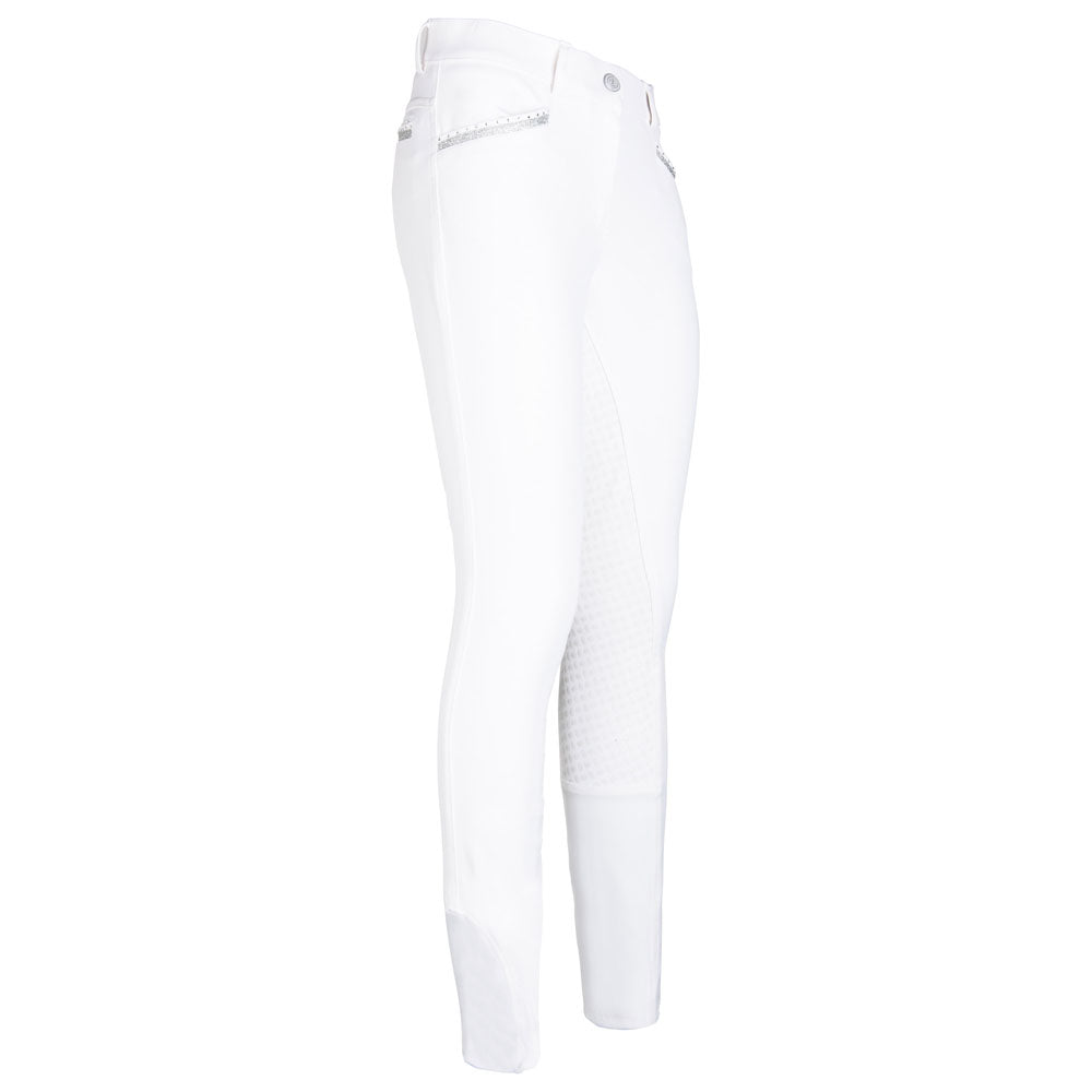 Pantalon d'équitation pour femmes du 30 au 46 Imperial Riding Capone full grip blanc