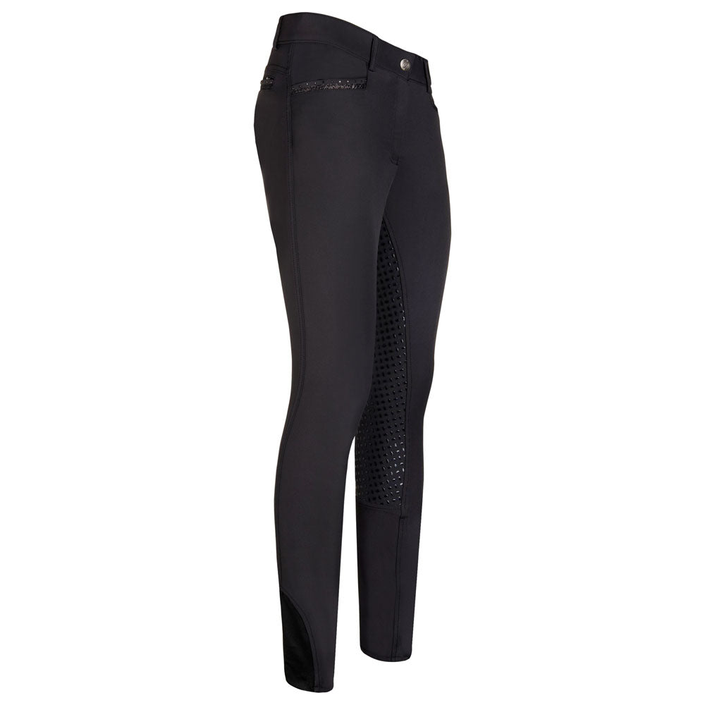 Pantalon d'équitation pour femmes du 30 au 46 Imperial Riding Capone full grip noir