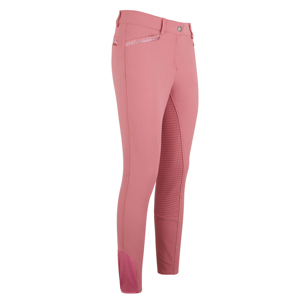 Pantalon d'équitation pour femmes du 30 au 46 Imperial Riding Capone full grip rose
