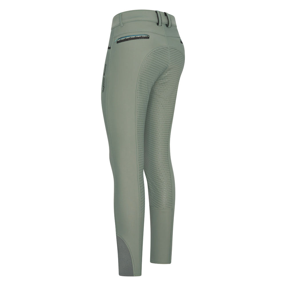 Pantalon d'équitation pour femmes du 30 au 46 Imperial Riding Capone full grip vert d'eau