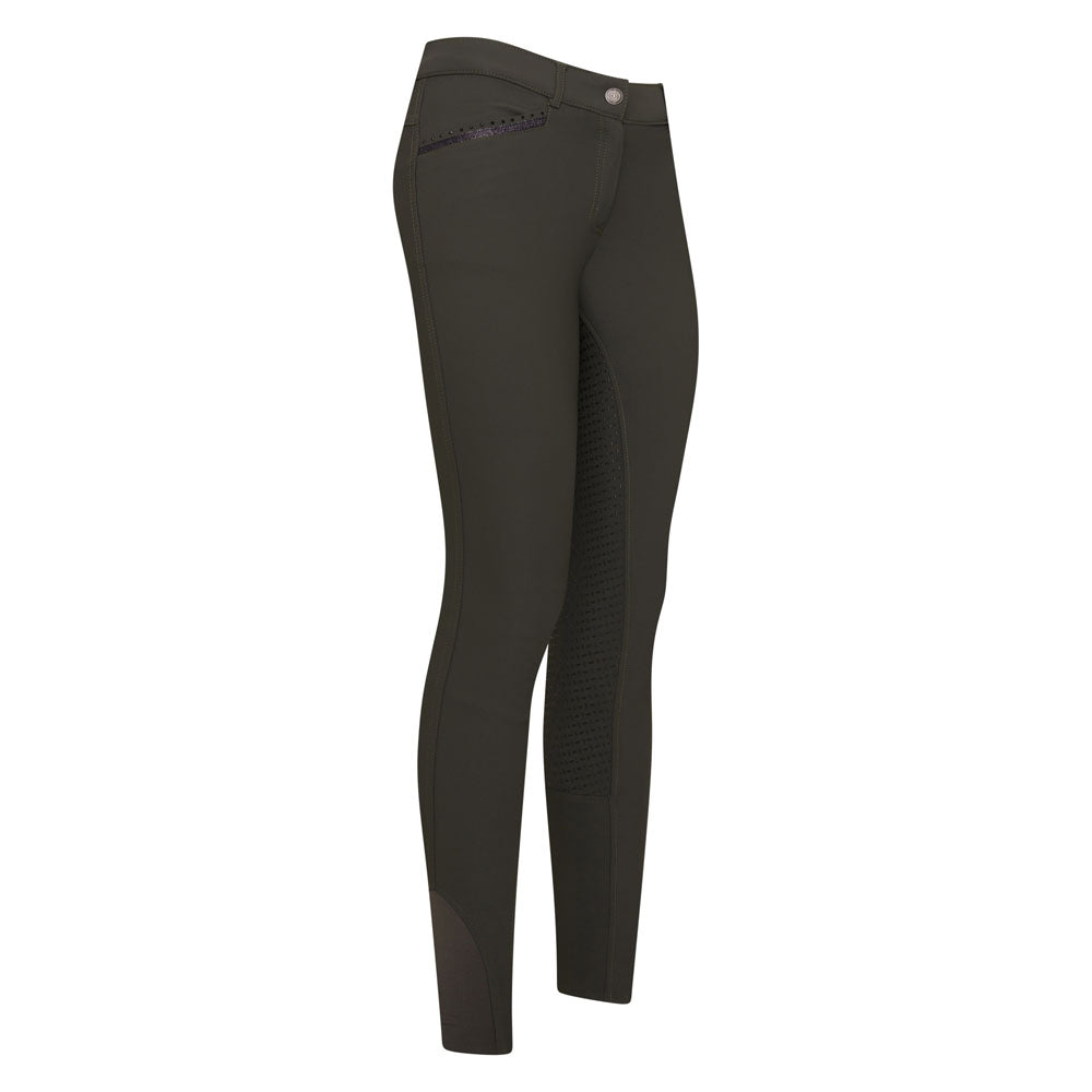 Pantalon d'équitation pour femmes du 30 au 46 Imperial Riding Capone full grip vert kaki