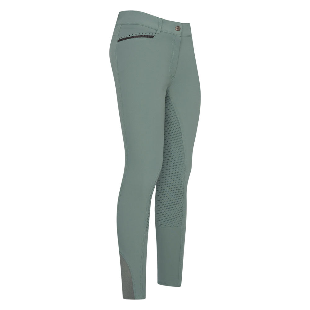 Pantalon d'équitation pour femmes du 30 au 46 Imperial Riding Capone full grip vert sauge