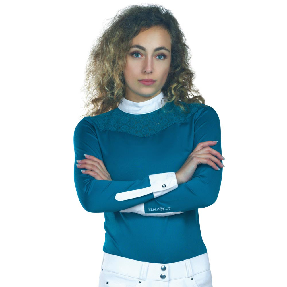Chemise manches longues bleu marine femme | La Halle