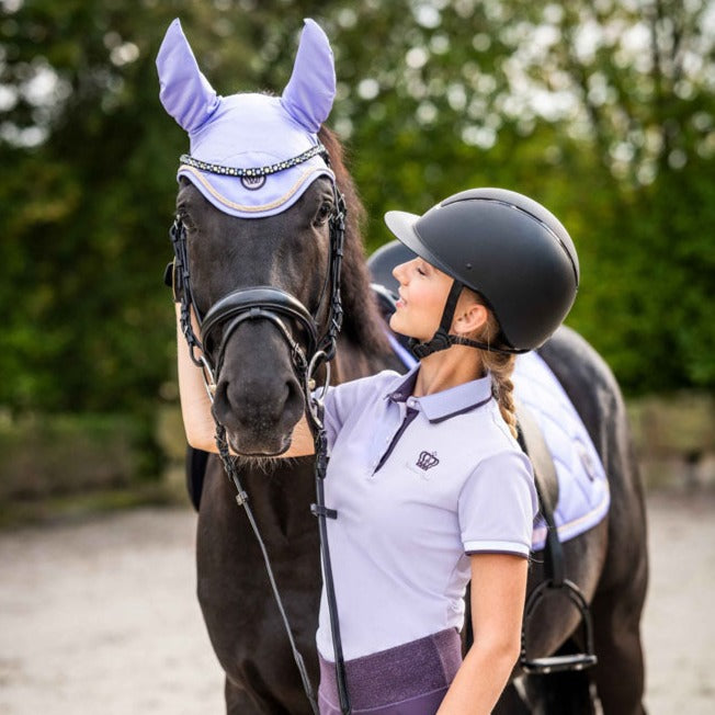 Polo à manches courtes pour femme du XS au XXL HKM Lavender Bay lavande