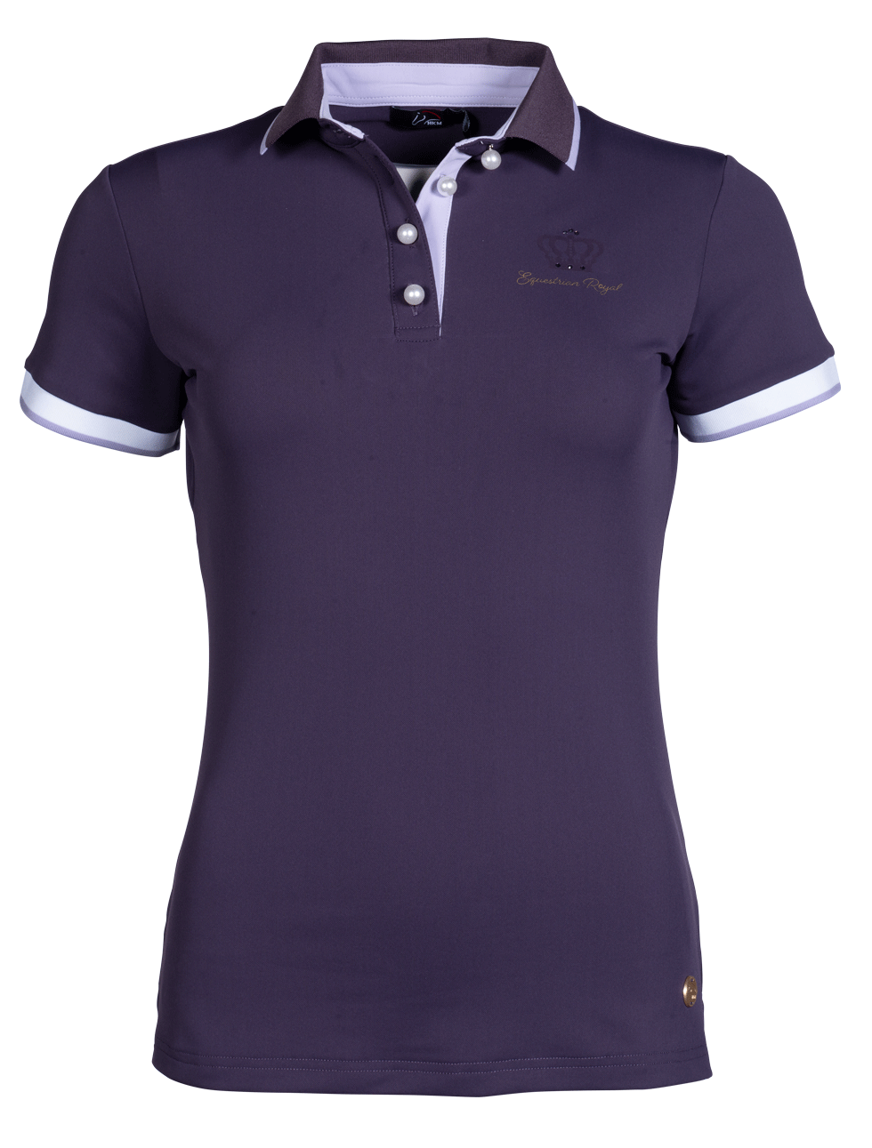 Polo à manches courtes pour femme du XS au XXL HKM Lavender Bay violet