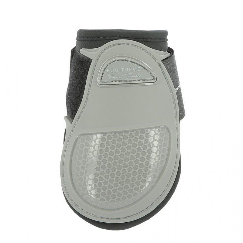 Ensemble guêtres et protège-boulets pour poneys et chevaux Equithème French Touch gris