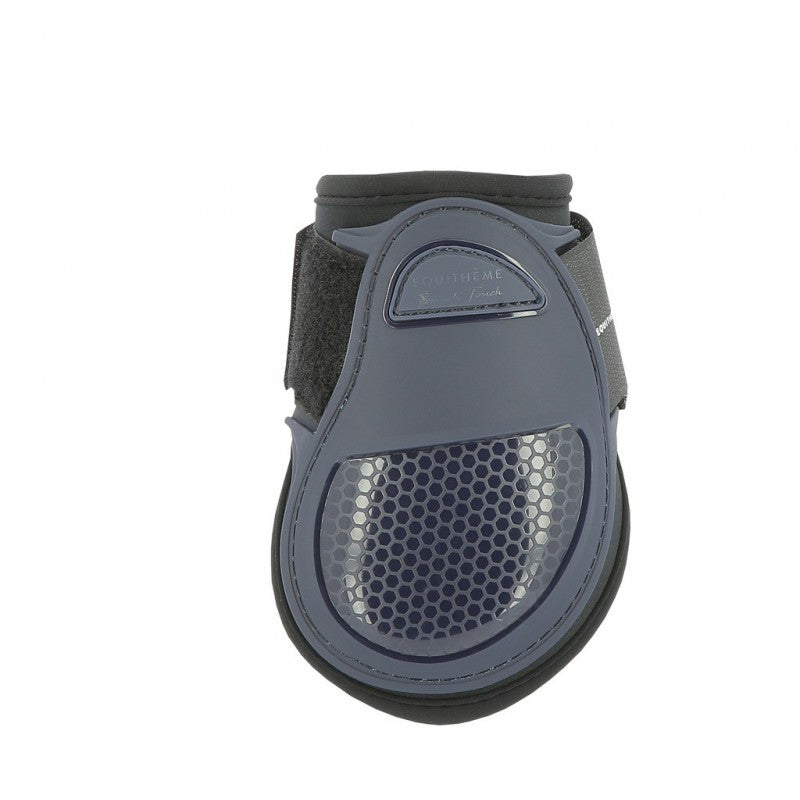 Ensemble guêtres et protège-boulets pour poneys et chevaux Equithème French Touch marine