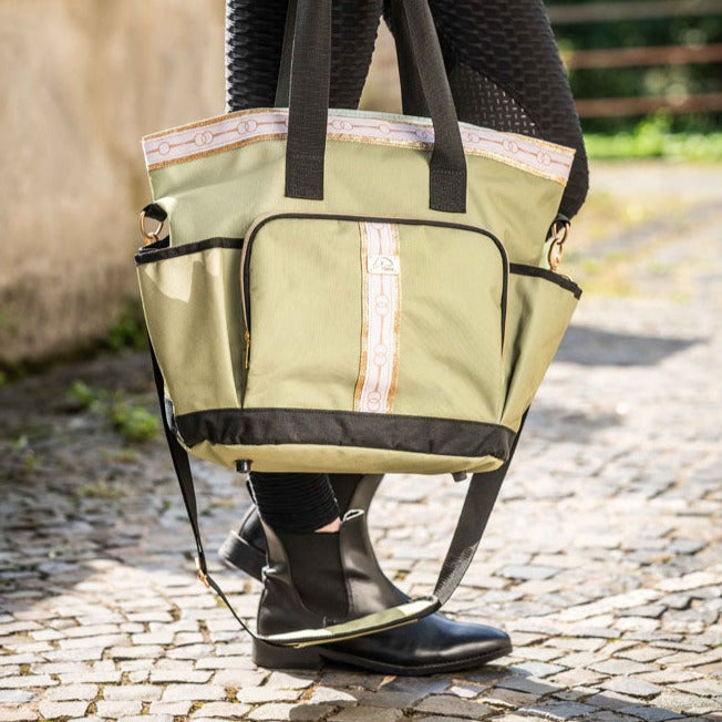 Sac de pansage HKM Edinburgh vert pistache