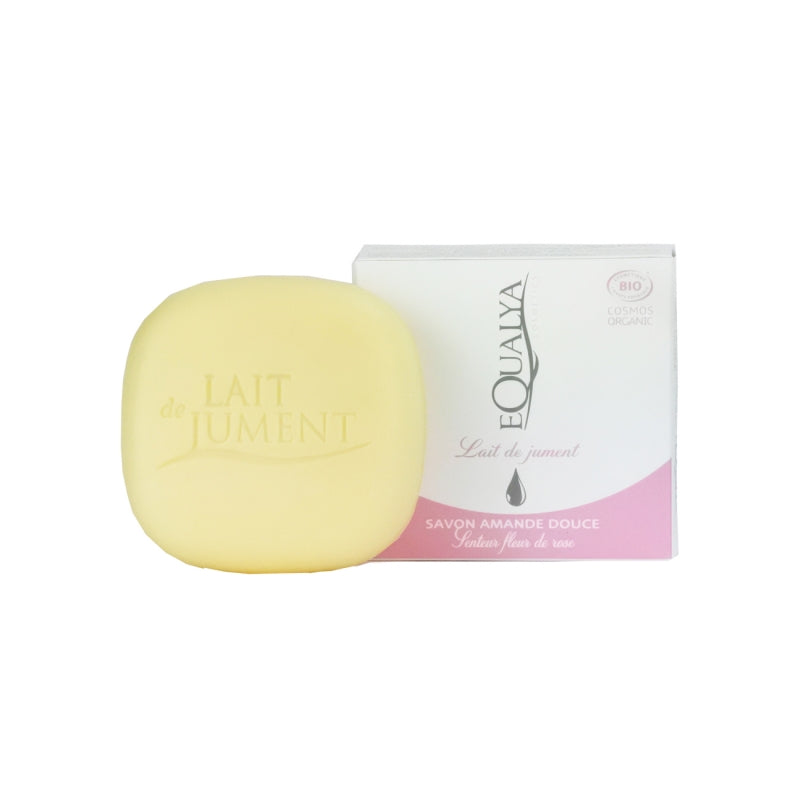 Savon Equalya au lait de jument 100% français et bio Douceur fleur de rose
