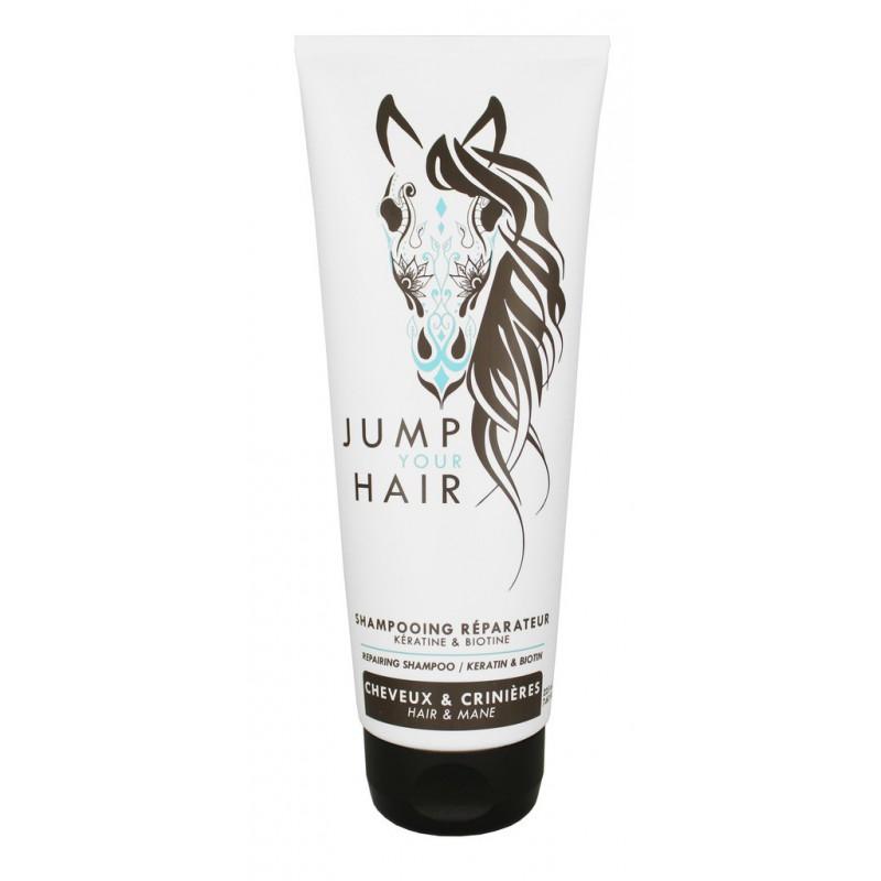 Shampooing réparateur Jump Your Hair pour cheveux et crins en tube de 225ml