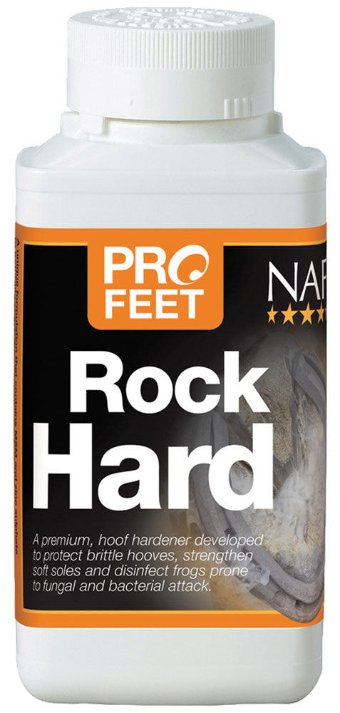 Durcisseur et désinfectant pour sabots fissurés et soles molles Naf Profeet Rock Hard