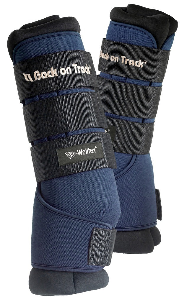 Stable boots avec rayonnement thermique pour poneys et chevaux Back On Track Royal bleu