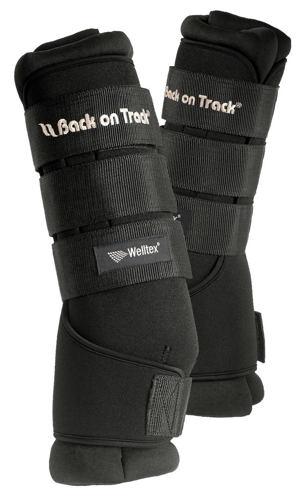 Stable boots avec rayonnement thermique pour poneys et chevaux Back On Track Royal noir