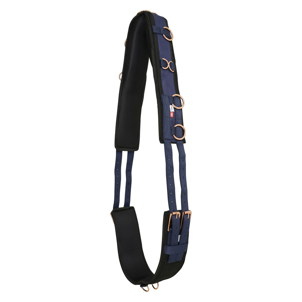 Surfais de travail pour poneys et chevaux Imperial Riding Deluxe Extra marine anneaux rosegold